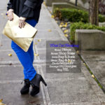 Lookbook: Blue and Gold