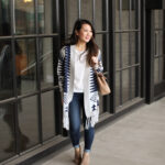 Petite Style: Long Fringe Cardigan