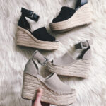 My favorite tops and jeans on sale + Marc Fisher Wedges Look for Less!