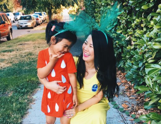 The easiest halloween costume for mommy and daughter!