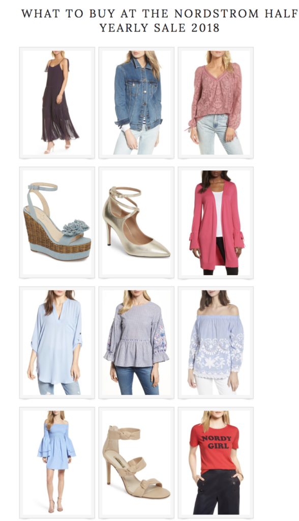 What to buy at the Nordstrom Half Yearly Sale 2018