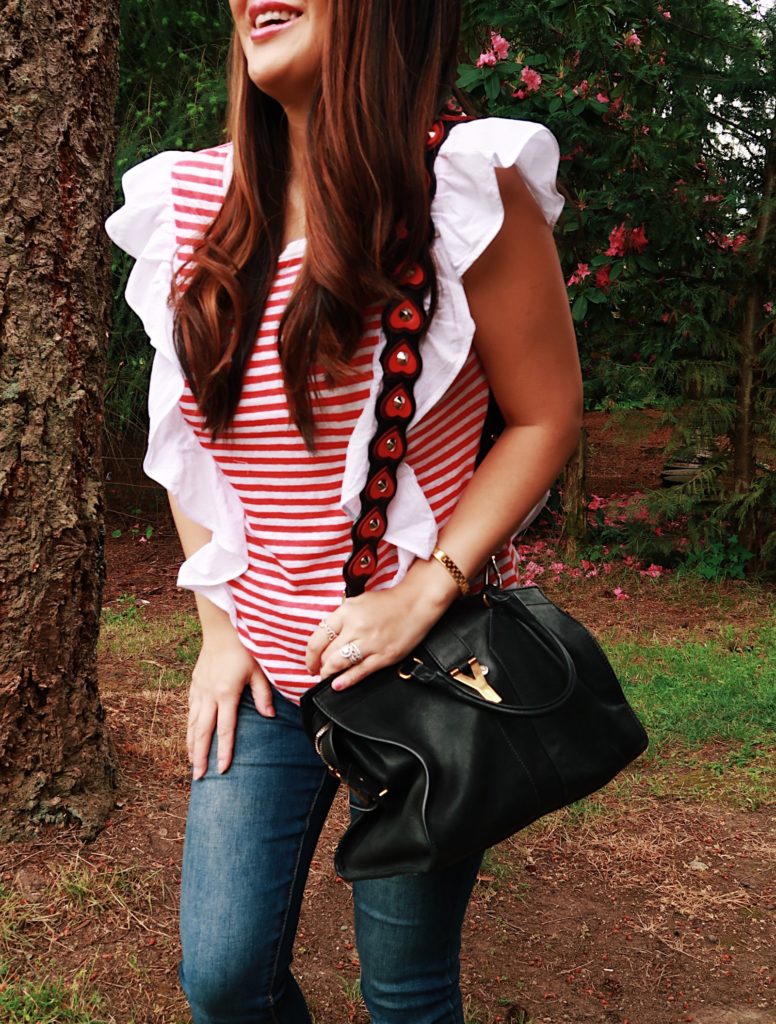 Nordstrom Ruffle Tee Sale