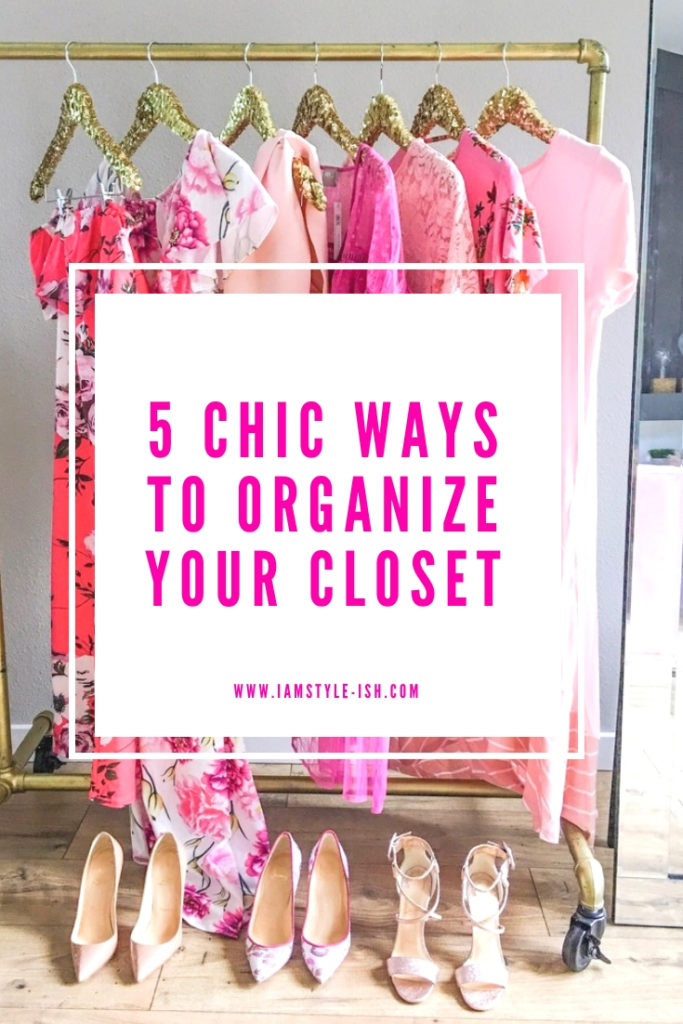 clothing rack, closet organization, gold clothing rack, rolling rack, interior design ideas, closet ideas, closet tips