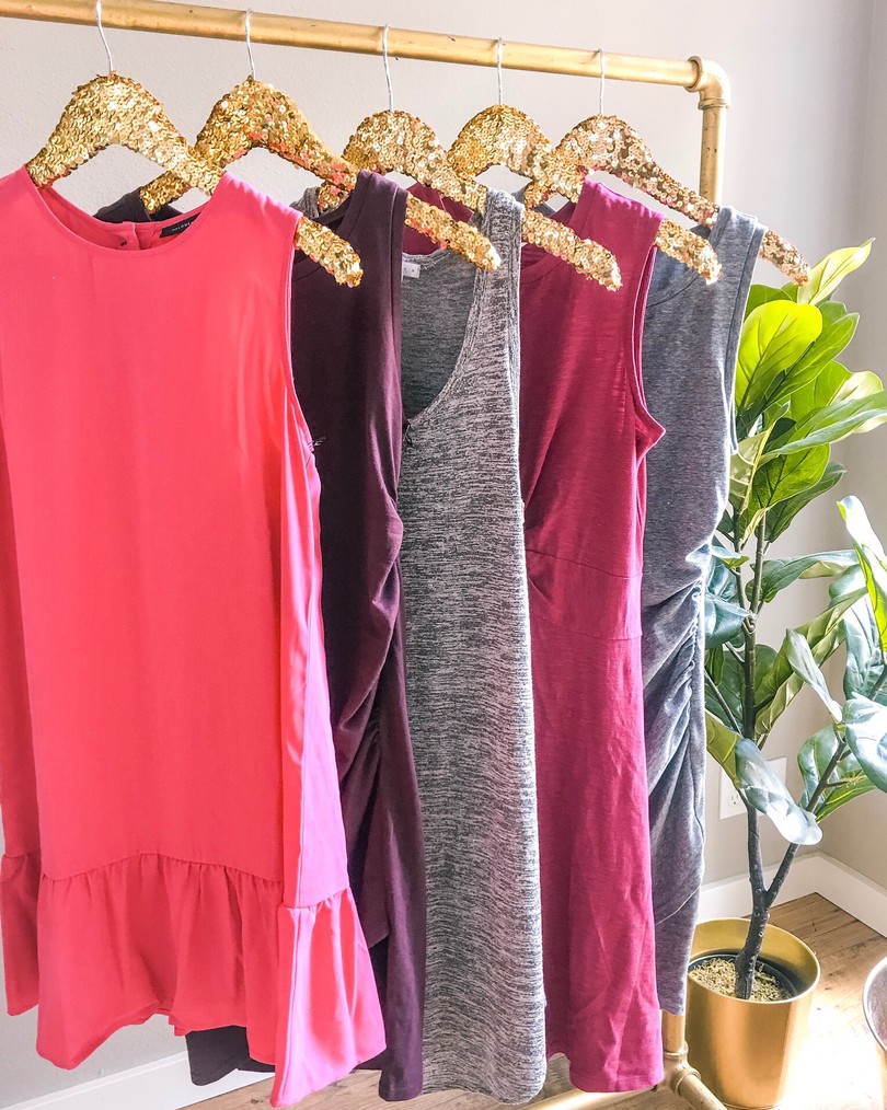 sequin hangers, pretty hangers, closet organization tips, closet tips, 