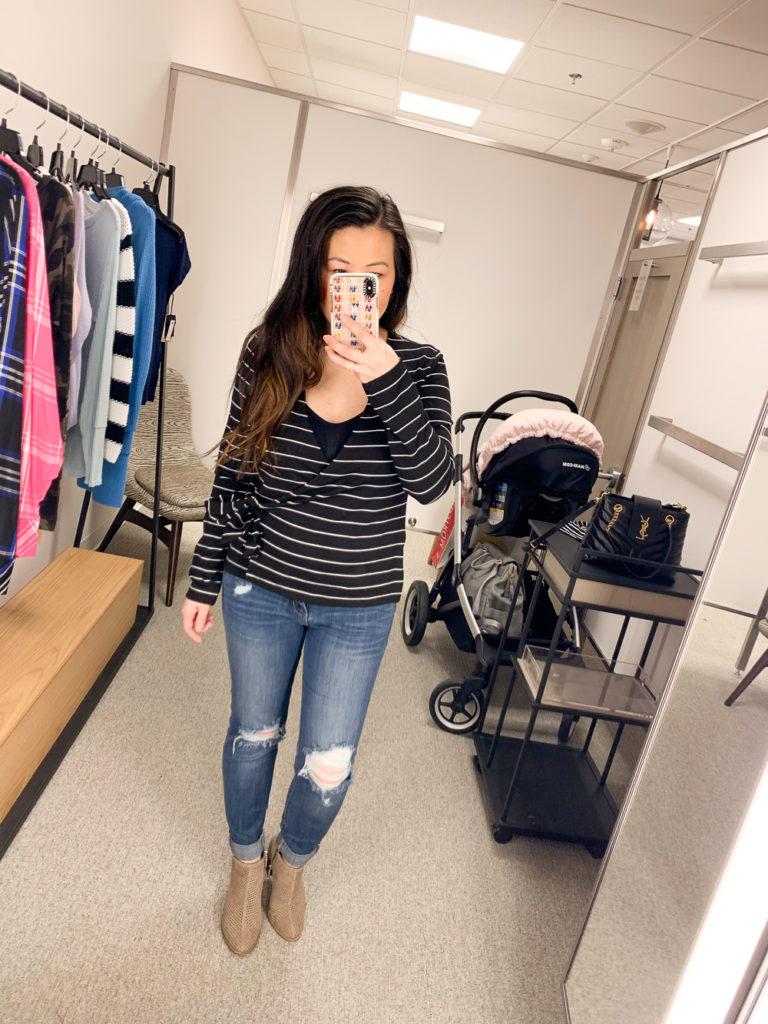 casual tops for winter, try on session, try on haul, casual outfit ideas for winter, mom style, mom blog, mom fashion, style blogger, fashion blogger, Seattle blog, winter style