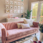 Chic and Modern Blush Pink Living Room