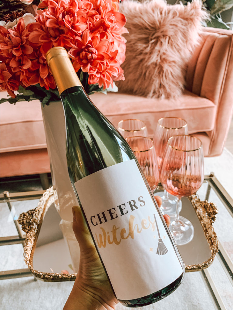 halloween wine labels, funny halloween wine labels, free wine labels download, free printable download, diy gift idea for halloween, wine labels for moms, halloween decor, halloween quotes, halloween decor ideas, halloween bar cart