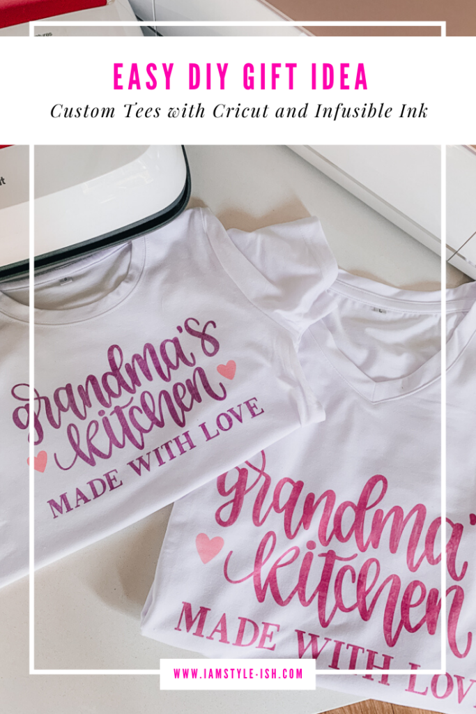 cricut infusible ink gifts, easy gift ideas, custom t-shirt gift ideas from kids, easy gifts to make with kids, DIY kids, circt gift ideas