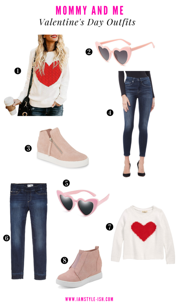 mommy and me valentine's day outfits, mommy and me bday outfits, mother daughter valentine's day outfits, mother and daughter matching valentine's day outfits, matching mother daughter outfits, valentine's day outfit ideas, mom style, daughter style, mommy and daughter outfits, mom outfits, outfit ideas for moms, outfit ideas for daughters, mom blog, style blog