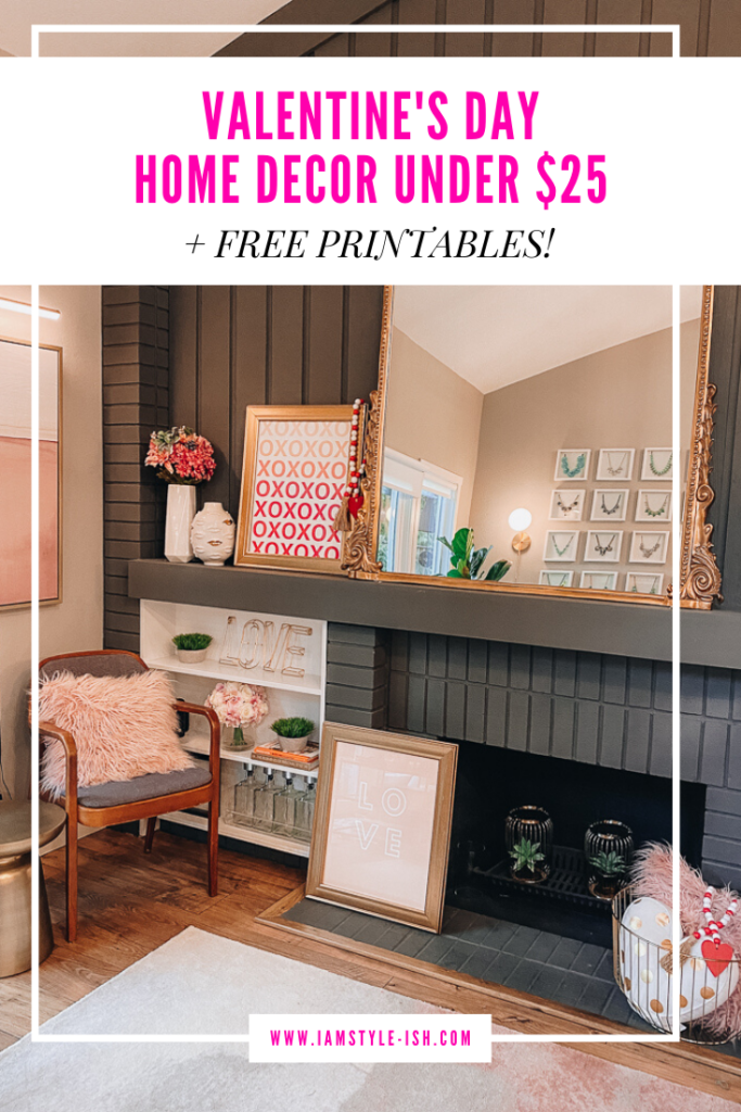 valentine's day free printables, valentine's day home decor, DIY valentine's day home decor, DIY Vday home decor, valentine's day decorations ideas
