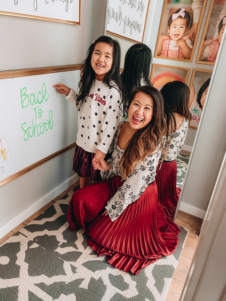 Mommy and kids fall outfit idea