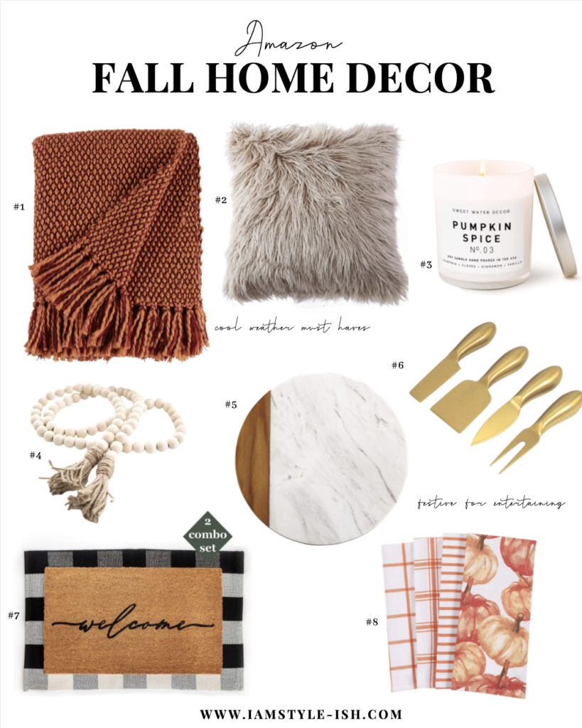 Affordable Fall home decor from Amazon