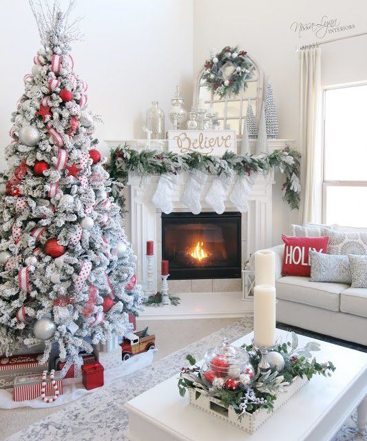 classic christmas mantle decor inspiration
