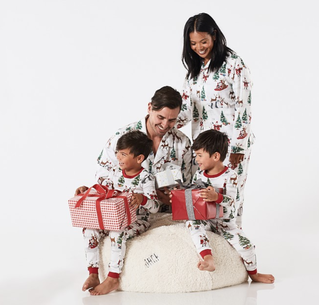 Pottery Barn Kids Matching Family Holiday Pajamas 2020