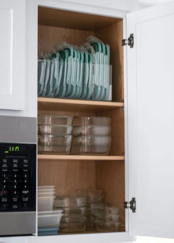 Kitchen cabinet organization ideas