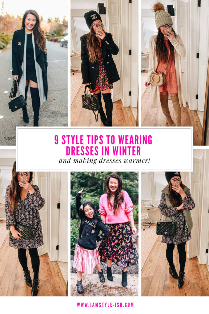 9 STYLE TIPS TO WEARING DRESSES IN WINTER AND MAKING DRESSES WARMER