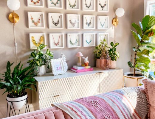 diy frame wall decor idea