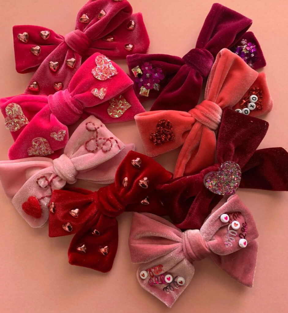 Kid's Valentine Hair bows
