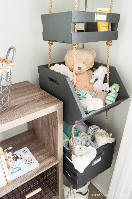 hanging box stuffed animal storage