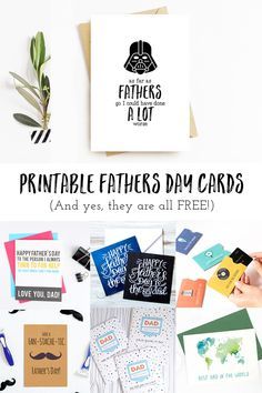 Free Printable Father's Day Greeting Cards