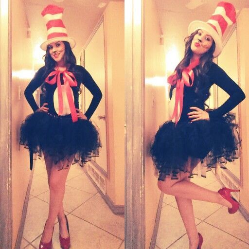 DIY Cat and the Hat Costume: