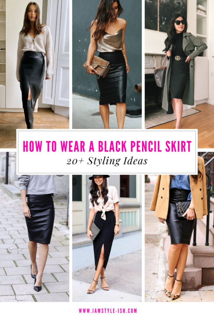 shirts to wear with black skirt