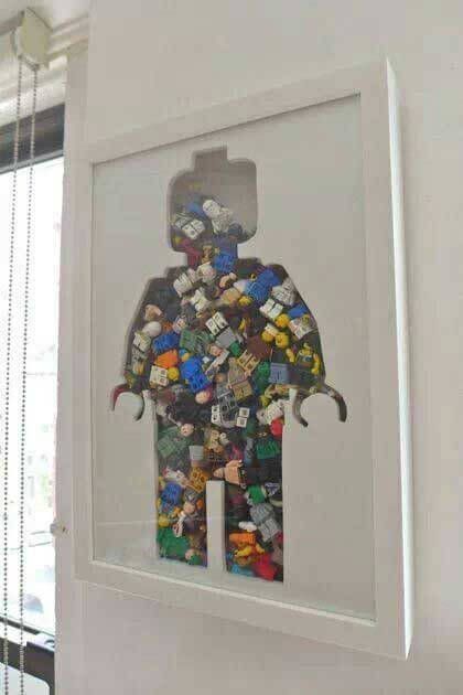lego man picture frame