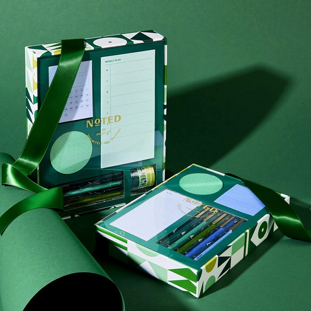 sticky notes desk set