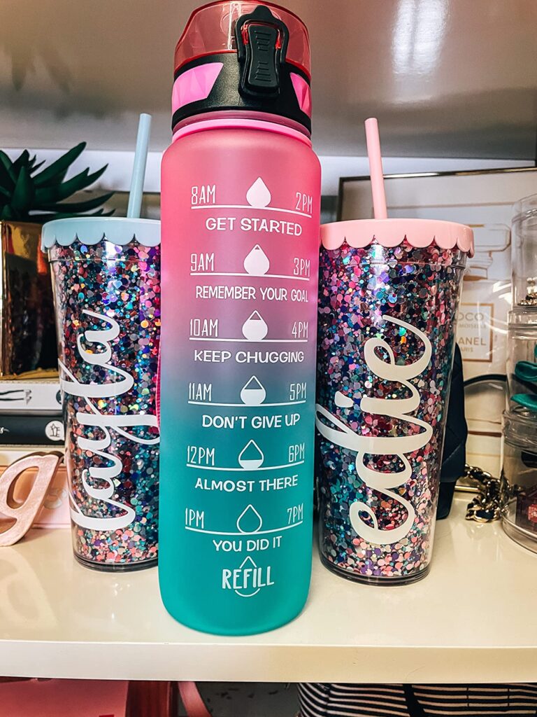 motivational water bottle from amazon