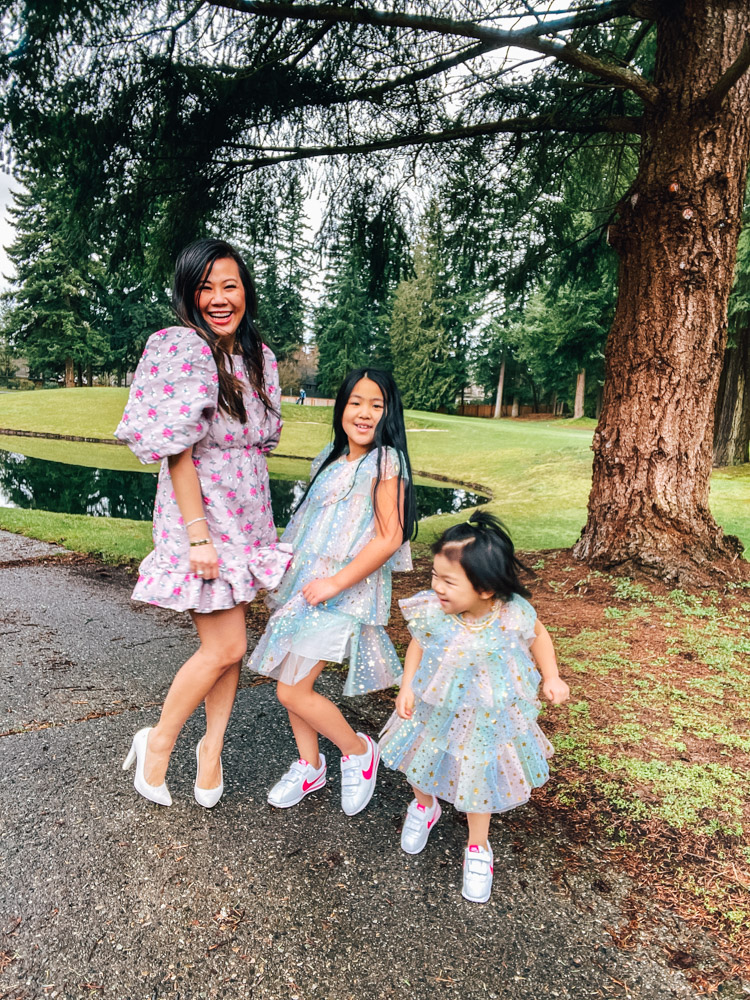 mother and daughter spring photos