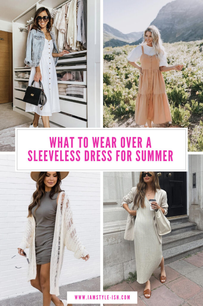 what to wear over sleeveless dress for work