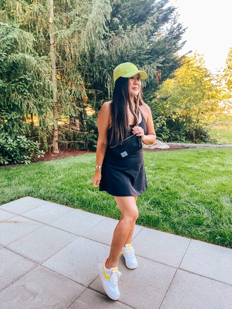 Exercise Dress + Sneakers