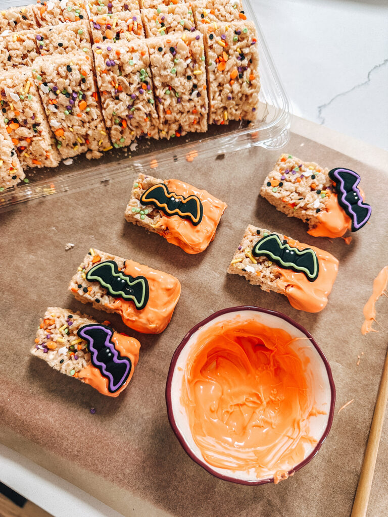 diy fancy halloween marshmallow treats