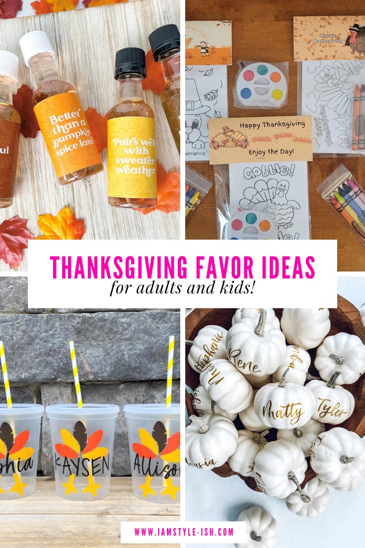 The Best Thanksgiving Favor Ideas For Adults and Kids