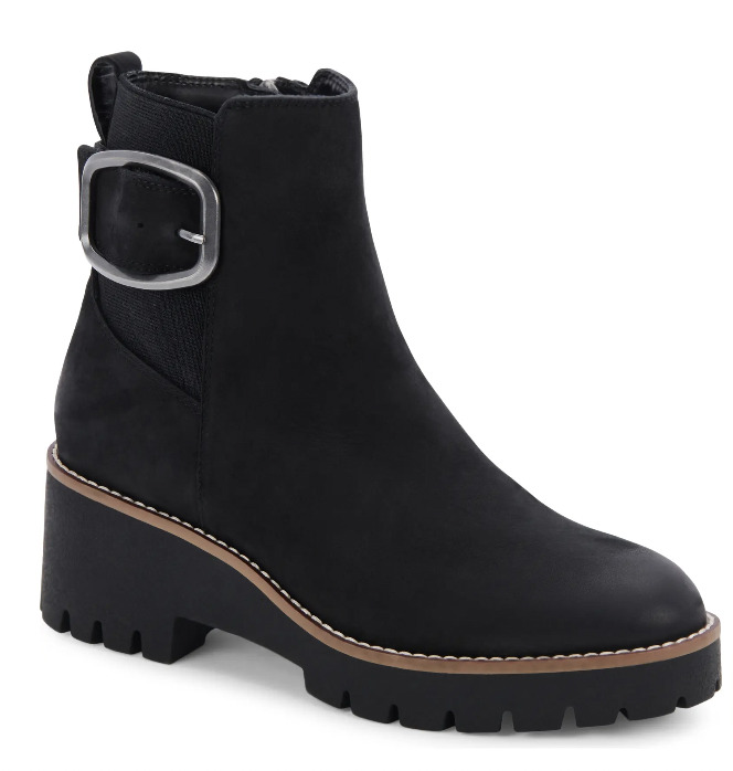 ankle boots with maxi dress