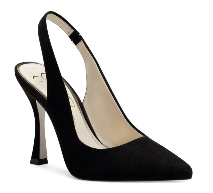 heels with a maxi dress in winter