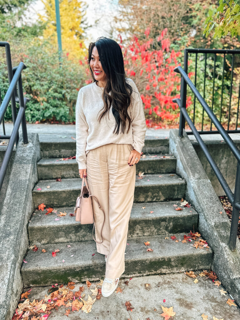 chic winter outfit casual