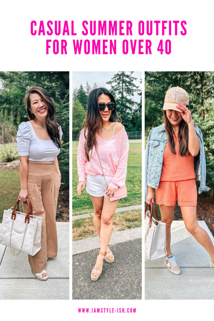 CASUAL SUMMER OUTFITS FOR OVER 40