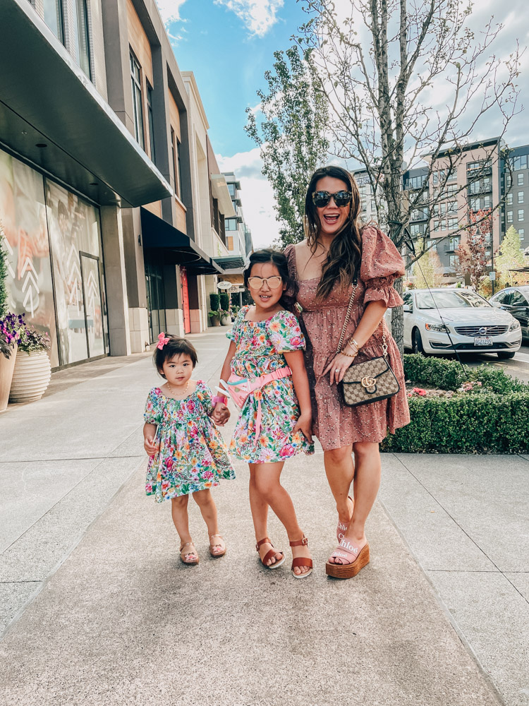 sandals and dress outfit