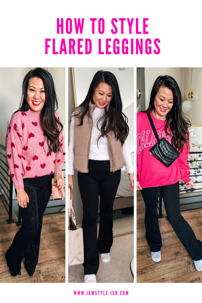how to style flared leggings