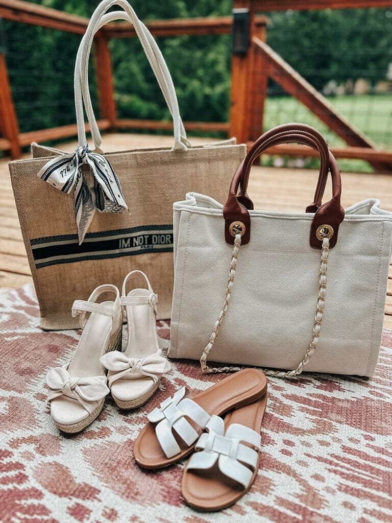 heeled white sandals for summer