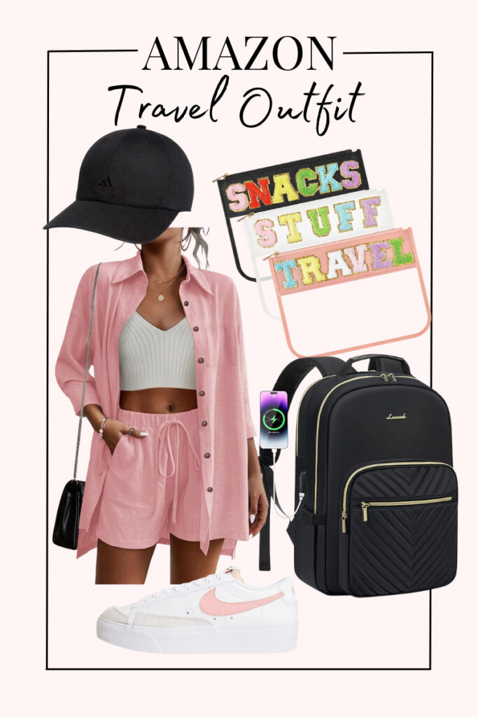 travel outfit matching set