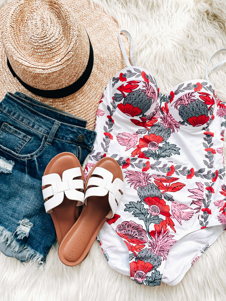 white sandals bodysuit outfit