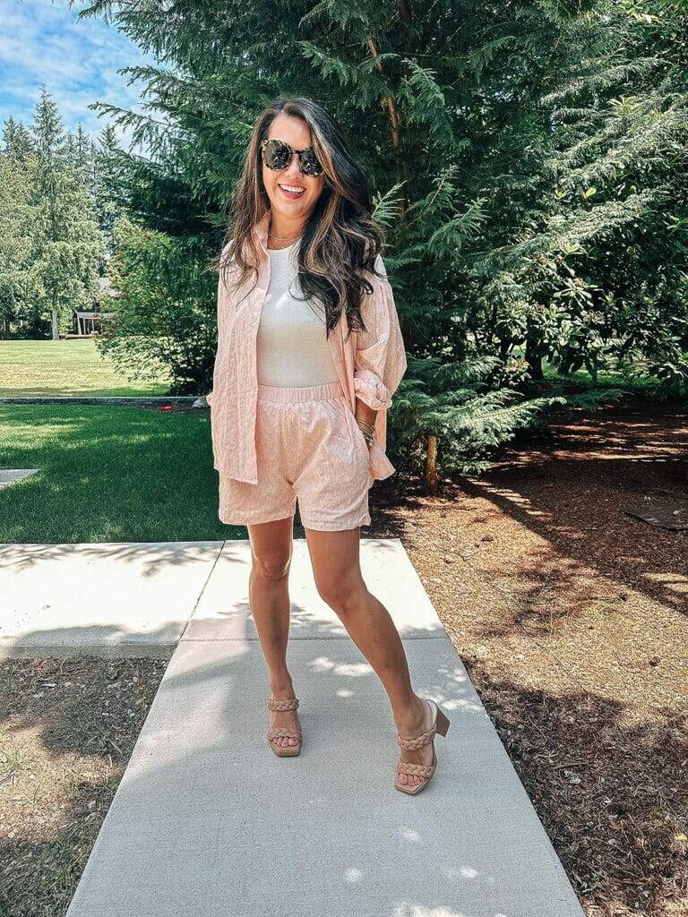 work from home outfit idea matching set