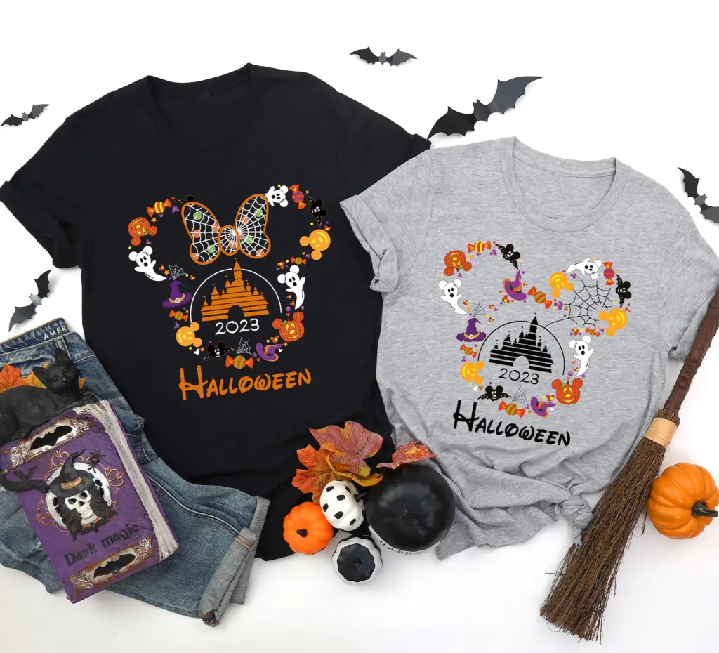 halloween disneyland family tees