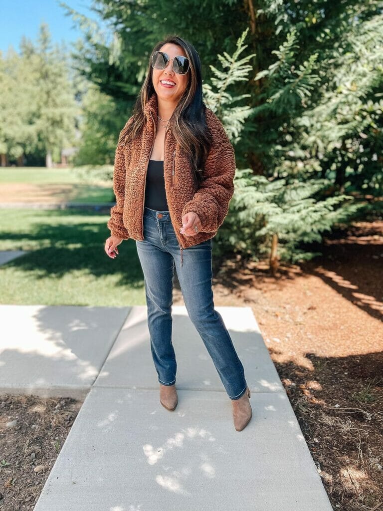 fall layering outfit idea