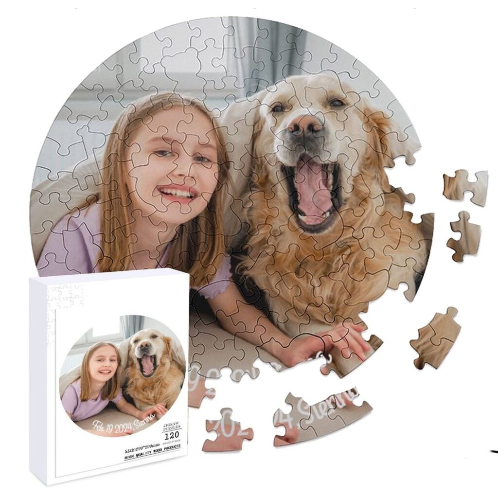Custom Photo Circle Puzzle for tweens