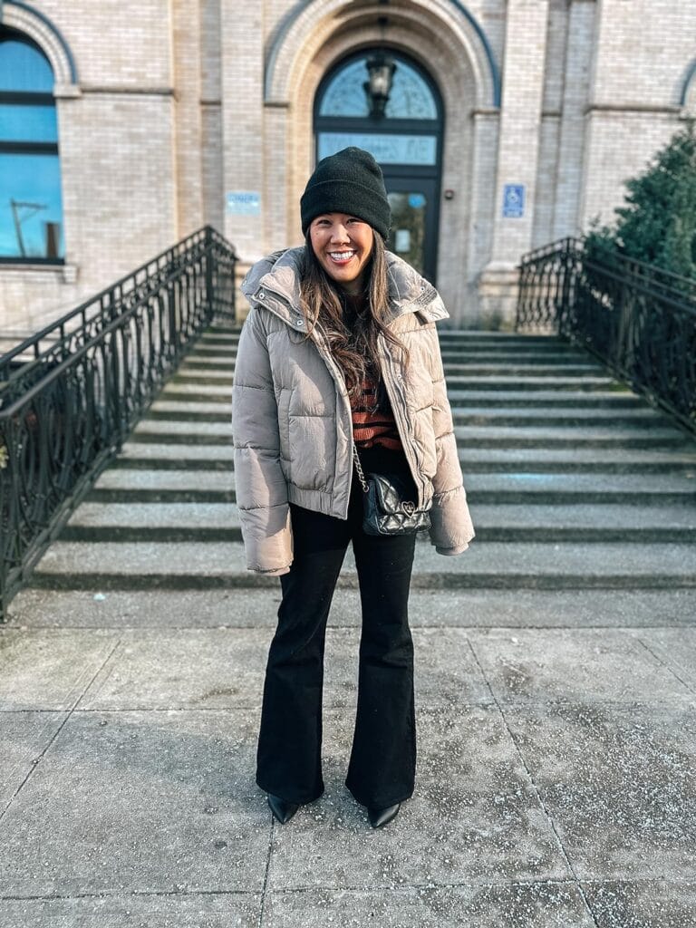 puffer coat outfit