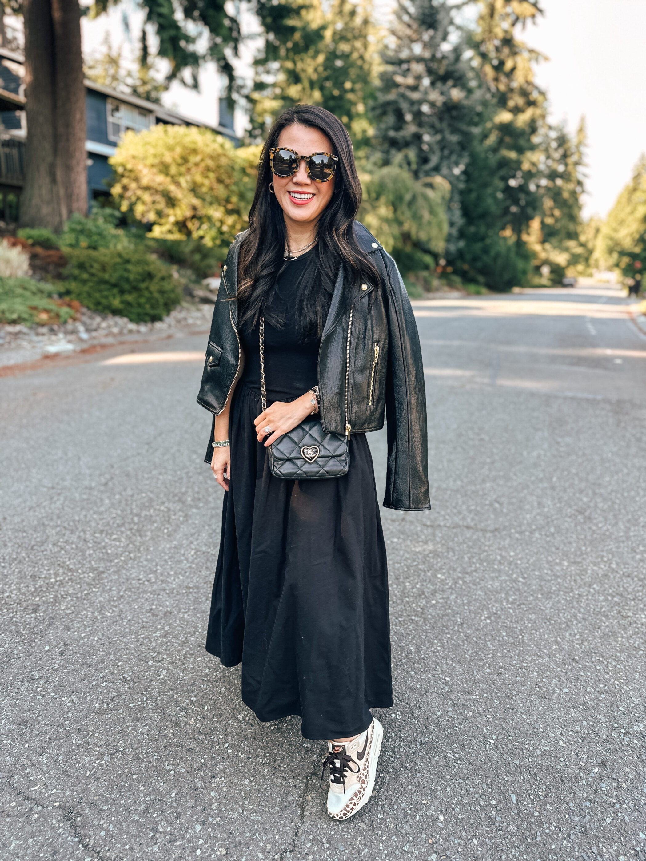 Master the Dress with Sneakers Look This Fall