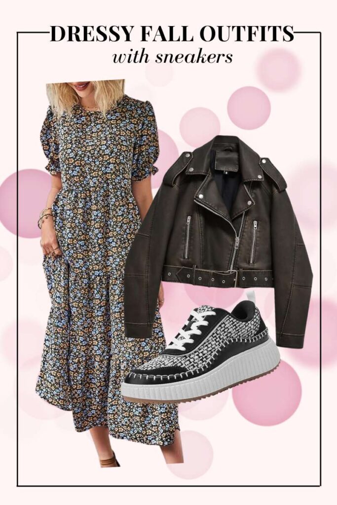 Dress With Sneakers Winter